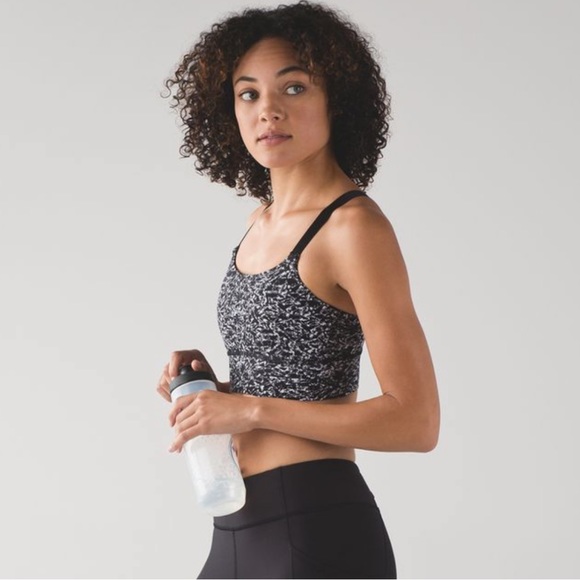 Lululemon 🍋 Both Ways Bra - Iced Wave white/black Size 6 - Picture 3 of 10